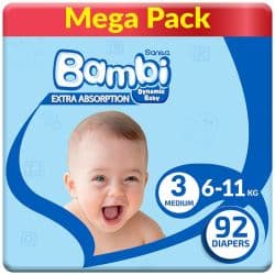 Sanita Bambi Diapers Size 3 Medium (5-9 Kg)