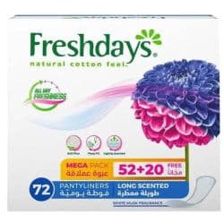 Freshdays White Musk Fragrance Long Daily Comfort Pantyliners