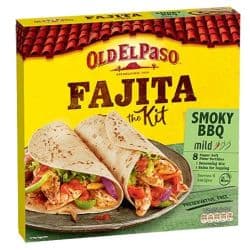 Old El Paso Fajita Kit Smoky BBQ Mild