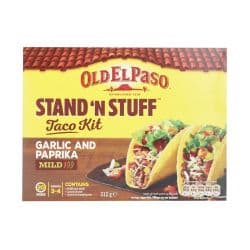 Old El Paso Stand N Stuff Taco Kit, Garlic, Paprika & Mild