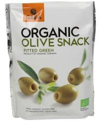 Gaea Organic Pitted Green Olives Snack