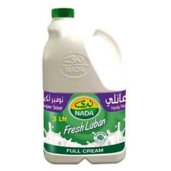 Nada Fresh Full Cream Laban 3L