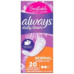 Always Normal Individual Wrapped Comfort Protect Daily Liner