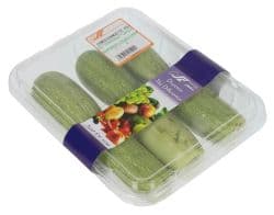 Organic Fresh Cored Zucchini Courgette