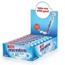 Mentos Pure Fresh Chewing Gum Mint