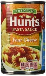 Hunts Four Cheese Pasta Sauce