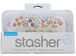 Stasher Plastic Free Clear Snack Bag 
