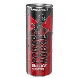 Power Horse Pomegranate Red Rush Energy Drink