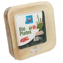 Fun Palm Bio Leaf Square Disposable Plate