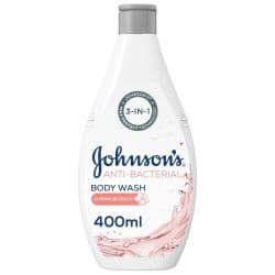 Johnson's 3in1 Antibacterial Body Wash with Almond Blossom 400ml