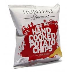 Hunter's Gourmet Hot Chili Peppers Potato Chips 40G