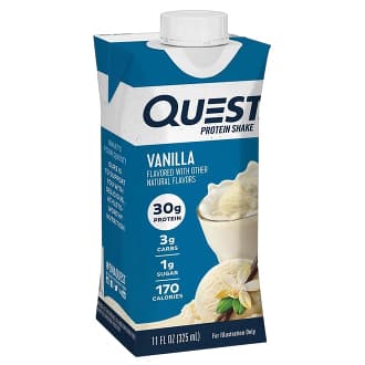 Quest Protein Shake Vanilla Flavor
