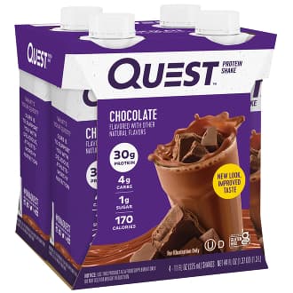 Quest Protein Shake Chocolate Flavor