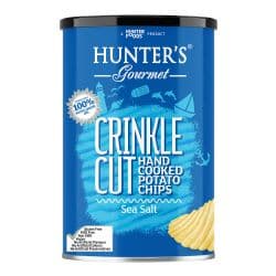 Hunter’S Gourmet Hand Cooked Crinkled Chips Sea Salt