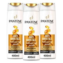 Pantene Anti Hair Fall Shampoo 3x400ml