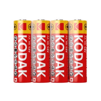 Kodak Super Heavy Duty Zinc AAA Batteries 4 Pack