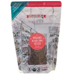 Karmalize.Me 100% Organic Black Chia Seeds