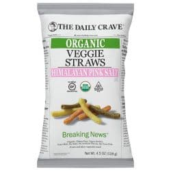 Daily Crave Veggie Straws Organic