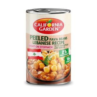 California Garden Peeled Fava Beans with Lebanese Recipe