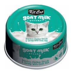 Kit Cat Boneless Chicken Shreds & Shrimp With Goat Milk