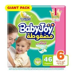 BabyJoy Diaper Size 6 XXLarge 16-25kg 46pcs