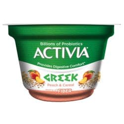 Activia Greek Dairy Dessert Peach & Cereal 150 gm