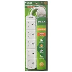 Yolex Extension 5 Way 250 Volts