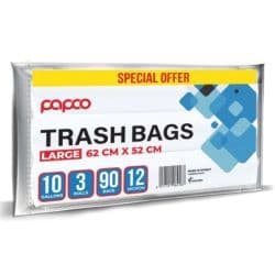 Papco Trash Bags 10 Gallons 3 x 30 Pcs