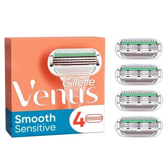 Gillette Venus Smooth Sensitive Women's Razor Blade Refills