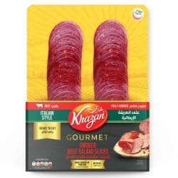 Khazan gourmet Italian Smoked Beef Salami Slices