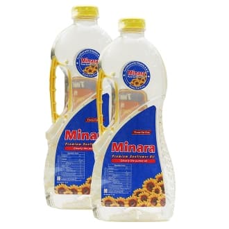 Minara Pure Sunflower Oil 2 x 1.5 L