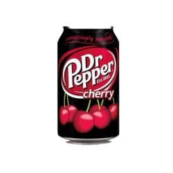 Dr. Pepper Cherry Flavored Drink Can