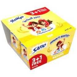 Immunity Booster Banana Yoghurt 3+1 Free  | Size: 4 x 110 gm