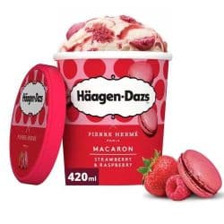 Haagen Dazs Macaron Strawberry Raspberry Ice Cream