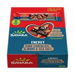 Bayara Dark Chocolate Almond & Sea Salt Energy Bars