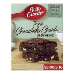 Betty Crocker Triple Chocolate Chunk Brownie Mix