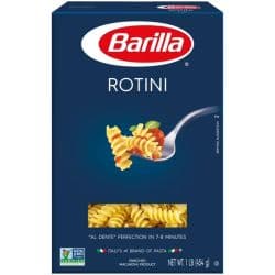 Barilla Dry Pasta Rotini Cut Small