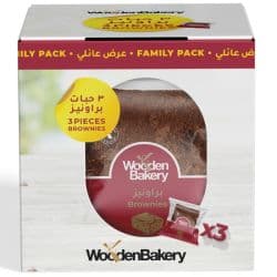 Wooden bakery Chocolate Brownies Family Pack