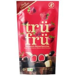 Tru Fru Hyper-Dried Grab & Go Real Strawberries In Dark Chocolate