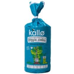 Kallo Spinach and Pesto Veggie Cakes