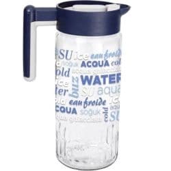 Decorated Jug Aqua