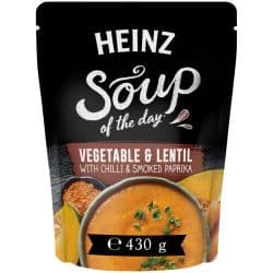 Heinz Soup of The Day  Vegetable & Lentil with Chili & Smoked Paprika