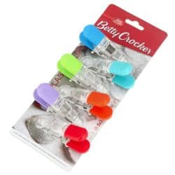 Betty Crocker Plastic Magnetic Bag Clips 6 Pieces