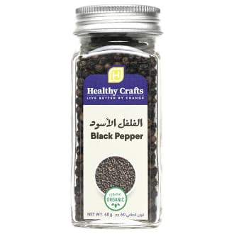 Healthy Crafts Organic Whole Black Pepper