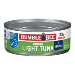Bumble Bee Chunk Light Tuna In Water
