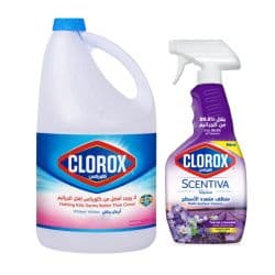 Clorox Bleach With Scentiva Disinfectant Lavander Spray