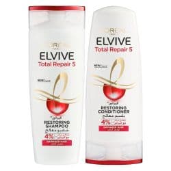 L'oreal Total Repair 5 Shampoo + Conditioner Free