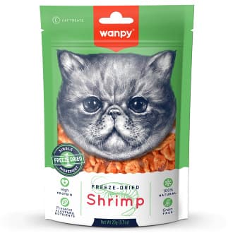 Wanpy Freeze Dried Shrimp Cat Treat
