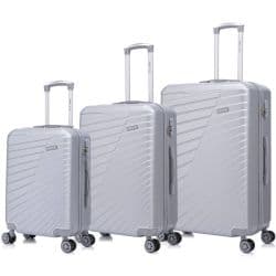 Travel Plus ABS Trolley Case - Light Grey