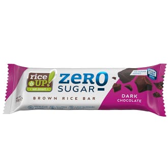 RiceUp! Zero Sugar Brown Rice Bar Dark Chocolate 18g